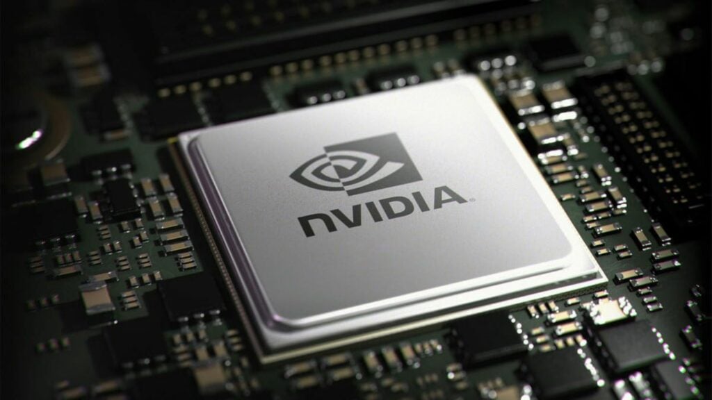 Chip NVIDIA en placa base, componente de alto rendimiento para inteligencia artificial y gráficos avanzados