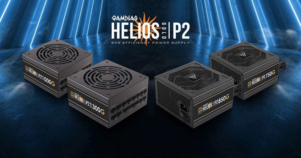 Fuente de alimentación GAMDIAS HELIOS P2 con certificación Gold cuestionada por Cybenetics en escándalo de falsificación de sellos de eficiencia