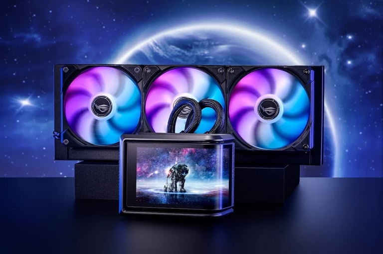 Imagen que muestra la ROG RYUO IV SLC 360 ARGB