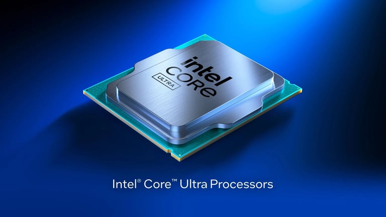 Imagen promocional de los Intel Core Ultra