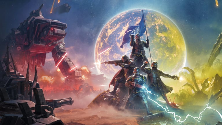Imagen promocional de Helldivers 2